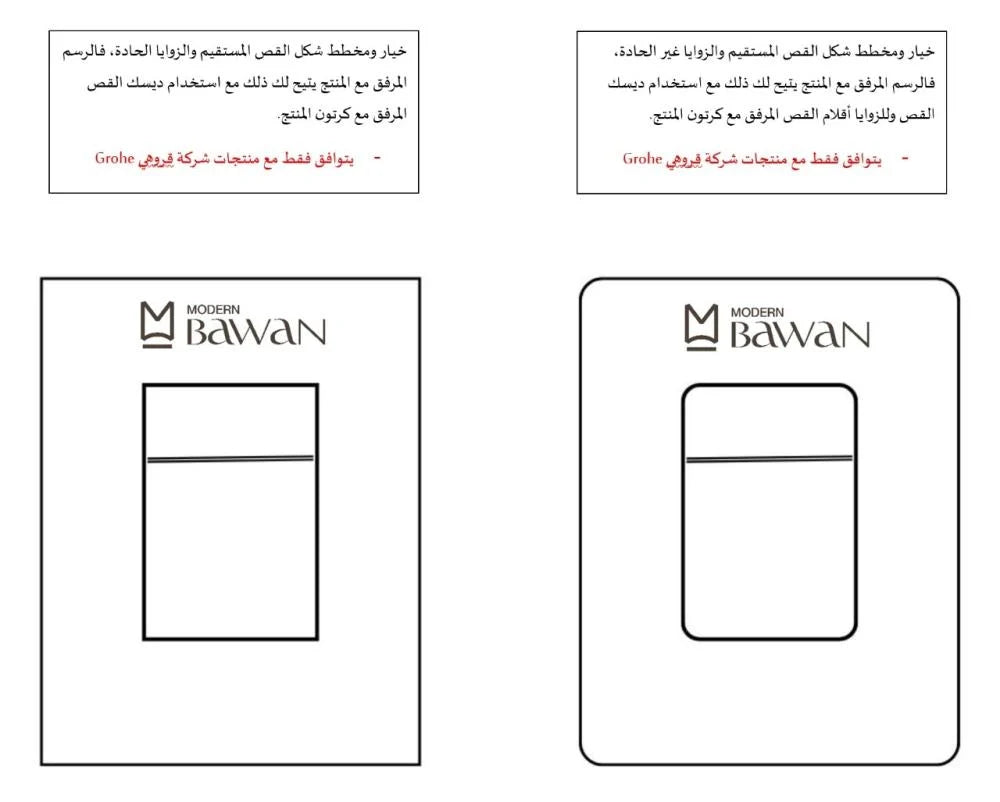 لوحة Stealth Flush Grohe Edition