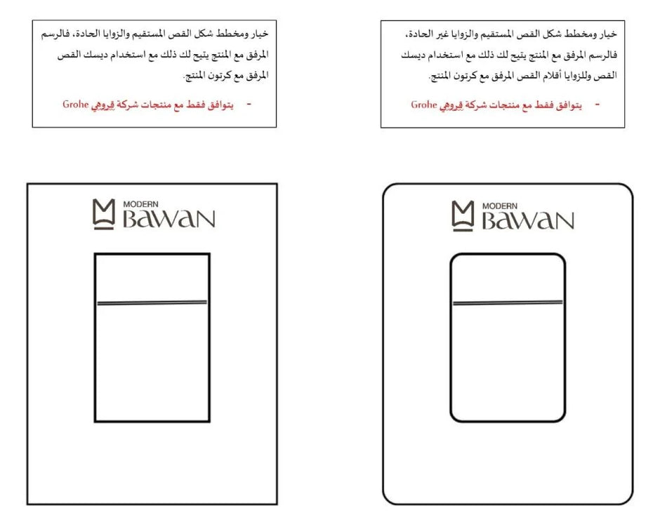 لوحة Stealth Flush Grohe Edition